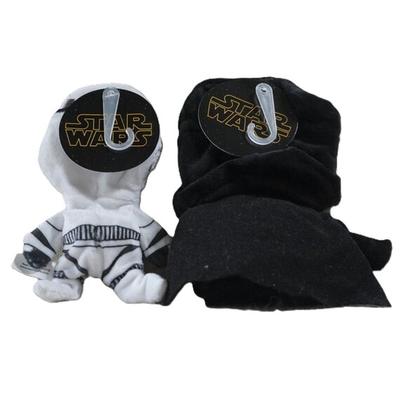 Star Wars Flattie Small Dog Toys Darth Vadar and Storm Tropper Set of 2 - Picture 2 of 4